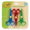 Crayola My First Crayola Safety Scissors, Rounded Tip, Assorted Straight Handles, 3PK 81-1458 - alternate 1